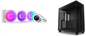 CPU Cooler Computer Case Combo -  NZXT RL-KR360-W2 Bundle with  NZXT CC-H61FB-01