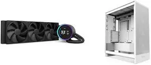 CPU Cooler Computer Case Combo -  NZXT RL-KN36E-B2 Bundle with  NZXT CM-H72FW-01