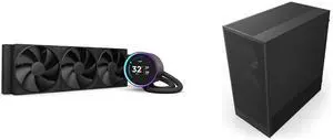 CPU Cooler Computer Case Combo -  NZXT RL-KN36E-B2 Bundle with  NZXT CC-H52FB-R1