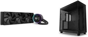 CPU Cooler Computer Case Combo -  NZXT RL-KN36E-B2 Bundle with  NZXT CC-H61FB-01