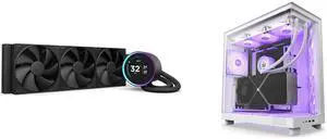 CPU Cooler Computer Case Combo -  NZXT RL-KN36E-B2 Bundle with  NZXT CC-H61FW-R1