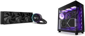 CPU Cooler Computer Case Combo -  NZXT RL-KN36E-B2 Bundle with  NZXT CC-H61FB-R1