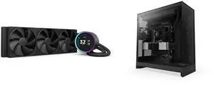 CPU Cooler Computer Case Combo -  NZXT RL-KN36E-B2 Bundle with  NZXT CM-H92FB-01