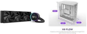 CPU Cooler Computer Case Combo -  NZXT RL-KN36E-B2 Bundle with  NZXT CM-H92FW-01