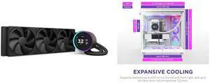 CPU Cooler Computer Case Combo - NZXT RL-KN36E-B2 Bundle with NZXT CM-H92FW-R1 CPU Cooler Computer Case Combo - NZXT RL-KN36E-B2 Bundle with NZXT CM-H92FW-R1