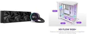 CPU Cooler Computer Case Combo -  NZXT RL-KN36E-B2 Bundle with  NZXT CM-H92FW-P1