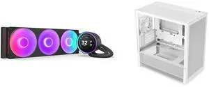 CPU Cooler Computer Case Combo -  NZXT RL-KR36E-B2 Bundle with  NZXT CC-H31FW-01
