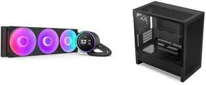 CPU Cooler Computer Case Combo -  NZXT RL-KR36E-B2 Bundle with  NZXT CC-H31FB-01