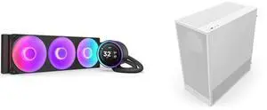 CPU Cooler Computer Case Combo -  NZXT RL-KR36E-B2 Bundle with  NZXT CC-H52FW-01