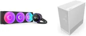 CPU Cooler Computer Case Combo -  NZXT RL-KR36E-B2 Bundle with  NZXT CC-H52FW-R1