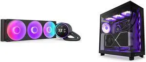 CPU Cooler Computer Case Combo -  NZXT RL-KR36E-B2 Bundle with  NZXT CC-H61FB-R1