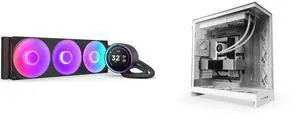 CPU Cooler Computer Case Combo -  NZXT RL-KR36E-B2 Bundle with  NZXT CM-H92FW-01
