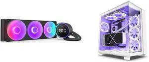 CPU Cooler Computer Case Combo -  NZXT RL-KR36E-B2 Bundle with  NZXT CM-H91EW-01