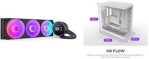 CPU Cooler Computer Case Combo -  NZXT RL-KR36E-B2 Bundle with  NZXT CM-H92FW-01