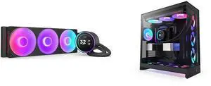 CPU Cooler Computer Case Combo - NZXT RL-KR36E-B2 Bundle with NZXT CM-H92FB-R1 CPU Cooler Computer Case Combo - NZXT RL-KR36E-B2 Bundle with NZXT CM-H92FB-R1