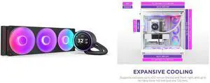 CPU Cooler Computer Case Combo -  NZXT RL-KR36E-B2 Bundle with  NZXT CM-H92FW-R1