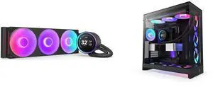 CPU Cooler Computer Case Combo -  NZXT RL-KR36E-B2 Bundle with  NZXT CM-H92FB-P1