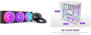 CPU Cooler Computer Case Combo -  NZXT RL-KR36E-B2 Bundle with  NZXT CM-H92FW-P1