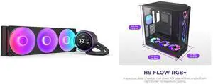 CPU Cooler Computer Case Combo -  NZXT RL-KR36E-B2 Bundle with  NZXT CM-H92FB-P1