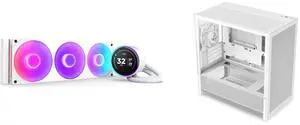 CPU Cooler Computer Case Combo - NZXT RL-KR36E-W2 Bundle with NZXT CC-H31FW-01 CPU Cooler Computer Case Combo - NZXT RL-KR36E-W2 Bundle with NZXT CC-H31FW-01