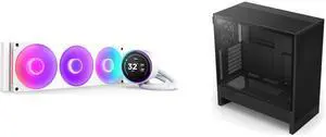 CPU Cooler Computer Case Combo -  NZXT RL-KR36E-W2 Bundle with  NZXT CC-H52FB-01