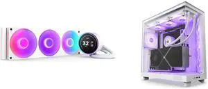 CPU Cooler Computer Case Combo -  NZXT RL-KR36E-W2 Bundle with  NZXT CC-H61FW-R1