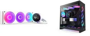 CPU Cooler Computer Case Combo - NZXT RL-KR36E-W2 Bundle with NZXT CM-H92FB-R1 CPU Cooler Computer Case Combo - NZXT RL-KR36E-W2 Bundle with NZXT CM-H92FB-R1