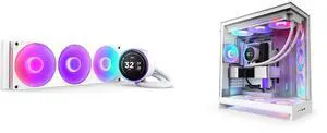 CPU Cooler Computer Case Combo -  NZXT RL-KR36E-W2 Bundle with  NZXT CM-H92FW-P1