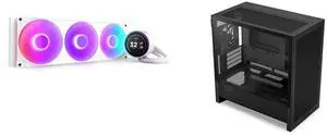 CPU Cooler Computer Case Combo - NZXT RL-KR42E-W2 Bundle with NZXT CC-H31FB-01 CPU Cooler Computer Case Combo - NZXT RL-KR42E-W2 Bundle with NZXT CC-H31FB-01
