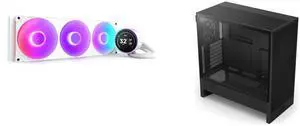 CPU Cooler Computer Case Combo -  NZXT RL-KR42E-W2 Bundle with  NZXT CC-H52FB-01