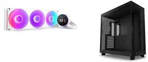 CPU Cooler Computer Case Combo -  NZXT RL-KR42E-W2 Bundle with  NZXT CC-H61FB-01