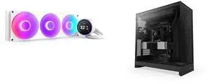 CPU Cooler Computer Case Combo -  NZXT RL-KR42E-W2 Bundle with  NZXT CM-H92FB-01