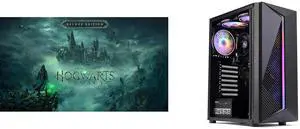 Hogwarts Legacy Digital Deluxe Edition - PC [Steam Game Code] MXZ Gaming PC Desktop Computer, AMD Ryzen 5 5600GT 3.6GHz, AMD Radeon RX Vega 7 Graphics,16GB DDR4, NVME 1TB SSD, 6RGB Fans, Win 11 Pro Ready, Gamer Desktop Computer (R5 5600GT)