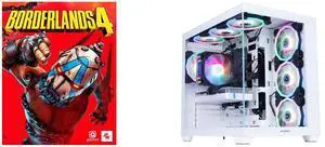 Borderlands 4 - PC [Steam Online Game Code] MLOONG Gaming PC,AMD Ryzen 5 5500 4.2 GHz, AMD Radeon RX 6600 8GB Desktop Computer, 1TB NVMe SSD, 16GB DDR4 3200MHz, Air Cooled Prebuilt,650W PSU, Windows 11 Home,Tower Prebuilt  PC