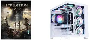 Clair Obscur: Expedition 33 - PC [Steam Online Game Code] MLOONG Gaming PC,AMD Ryzen 5 5500 4.2 GHz, AMD Radeon RX 6600 8GB Desktop Computer, 1TB NVMe SSD, 16GB DDR4 3200MHz, Air Cooled Prebuilt,650W PSU, Windows 11 Home,Tower Prebuilt  PC