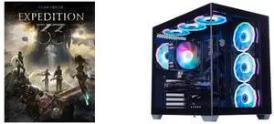 Clair Obscur: Expedition 33 - PC [Steam Online Game Code] MLOONG Gaming PC, AMD Ryzen 5 5500 4.2 GHz, AMD Radeon RX 6600 8GB Desktop Computer, 1TB NVMe SSD, 16GB DDR4 3200MHz,  Air Cooled Prebuilt,650W PSU, Windows 11 Home Gamer PC, Black