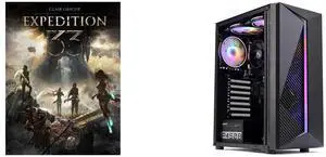 Clair Obscur: Expedition 33 - PC [Steam Online Game Code] MXZ Gaming PC Desktop Computer, AMD Ryzen 5 5600GT 3.6GHz, AMD Radeon RX Vega 7 Graphics,16GB DDR4, NVME 1TB SSD, 6RGB Fans, Win 11 Pro Ready, Gamer Desktop Computer (R5 5600GT)