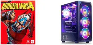 Borderlands 4 - PC [Steam Online Game Code] MXZ Gaming PC Computer AMD Ryzen 5 3600, GeForce RTX 2060, 8GB*2(16GB) DDR4, NVME M2 500GB, 5 RGB Fans, Windows 11 Pro Ready to Use, Gamer Desktop Computer (R5 3600| RTX 2060)