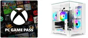 PC Game Pass (100+ PC Games All You Can Play) 3 Month US Region [Digital Code] LXZ Gaming PC Desktop,Features AMD Ryzen 7 8700F 4.1 GHz (5.0 GHz Turbo), GeForce RTX 5060 (8G),32GB DDR5 RAM,1TB NVMe SSD,Supports WiFi 6,Prebuilt Gaming PC Tow