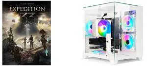 Clair Obscur: Expedition 33 - PC [Steam Online Game Code] LXZ Gaming PC Desktop,Features AMD Ryzen 7 8700F 4.1 GHz (5.0 GHz Turbo), GeForce RTX 5060 (8G),32GB DDR5 RAM,1TB NVMe SSD,Supports WiFi 6,Prebuilt Gaming PC Tower