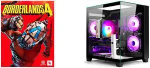 Borderlands 4 - PC [Steam Online Game Code] LXZ Gaming PC Desktop,Features AMD Ryzen 7 8700F 4.1 GHz (5.0 GHz Turbo), GeForce RTX 5060 (8G),32GB DDR5 1TB NVMe SSD,Supports WiFi 6,Prebuilt Gaming PC Tower