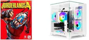 Borderlands 4 - PC [Steam Online Game Code] LXZ Gaming PC Desktop,Features AMD Ryzen 7 8700F 4.1 GHz (5.0 GHz Turbo), GeForce RTX 5060 (8G),32GB DDR5 RAM,1TB NVMe SSD,Supports WiFi 6,Prebuilt Gaming PC Tower