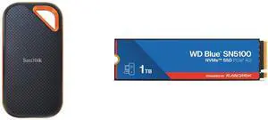 SSD SSD Combo -  SanDisk SDSSDE81-2T00-G25 Bundle with  SanDisk WDS100T5B0E-00CPE0