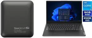 Team Group PD20M 2TB Mag Portable SSD USB 3.2 Gen 2x2 Type-C Compatible with iPhone 15/15 Plus/15 Pro/15 Pro Max, Speed up to 2000MB/s (TPSEG2002T0C108) Lenovo V15 G4 15.6" FHD Laptop, Intel Core i5-13420H, 16GB RAM, 512GB SSD, Windows 11 H