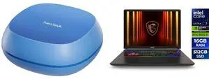 SanDisk Creator Series Desk Drive 4TB USB 3.2 Gen 2 External Desktop SSD MSI Vector - 16" GeForce RTX 5070 Ti Laptop GPU - Intel Core Ultra 7 255HX - 16GB Memory - 512 GB SSD - Windows 11 Home Gaming Laptop - 144 Hz IPS (Vector 16 HX AI A2X