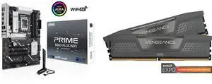 Motherboard Memory Combo -  ASUS PRIME B860-PLUS WIFI Bundle with  Corsair CMK32GX5M2F6000Z36