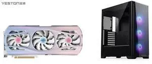 Yeston Atlantis Radeon RX 9070 XT 16G GDDR6 256bit 4nm Desktop computer PC Video Graphics Cards support PCI-Express 5.0 3*DP+1*HDMI-compatible ARGB graphics card Phanteks Eclipse G370A, mid-tower Gaming Chassis, high airflow mesh, 3x M25 D-