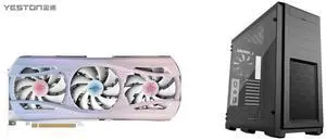 Yeston Atlantis Radeon RX 9070 XT 16G GDDR6 256bit 4nm Desktop computer PC Video Graphics Cards support PCI-Express 5.0 3*DP+1*HDMI-compatible ARGB graphics card Phanteks Enthoo Pro TG PH-ES614PTG_BK Integrated RGB Lighting Control Tempered