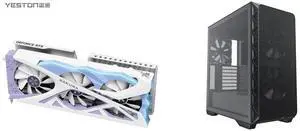 Yeston Sakura Nvidia GeForce RTX 5070 Graphics Card GDDR7 12G 192bit Gaming GPU PCI-Express 5.0 video cards Desktop computer PC video gaming graphics card Montech AIR 903 BASE, E-ATX Mid Tower Case, High Airflow with Max Capacity, 3x 140mm