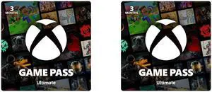 2 x Xbox 3 Month Game Pass Ultimate - US Registered Account Only (Email Delivery)